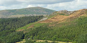 Corndon Hill seen from Linley Hill
