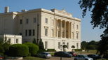 Burton Park - the front of the Grade 1 listed mansion