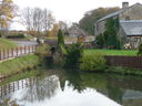 Water storage pond between locks,
now a garden feature