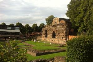 The Jewry Wall - remains of the Roman Baths