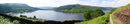 Ladybower panorama and Win Hill from path above Ladybower Inn
