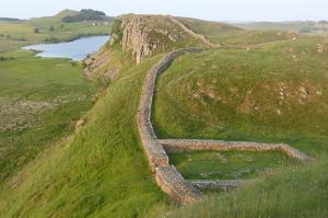 Milecastle 39 and Crag Lough beyond