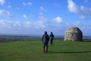 At Culmstock Beacon looking south west towards Dartmoor