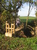 New footbridge fitted 2013 after 13 years of complaint - just after Point [3].