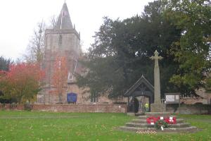 Dymock Church - visit after walk to seek Dymock War Poets exhibition and maybe have tea at daffodil time.