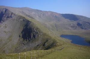 Snowdon from Moel Cynghorion