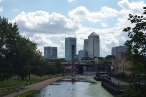 View of Canary Wharf from the Regent